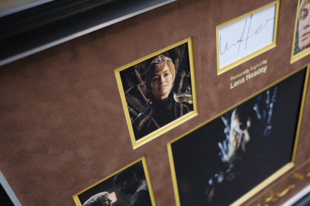 Game Of Thrones by Lena Headey - Memorabilia Framers Shop