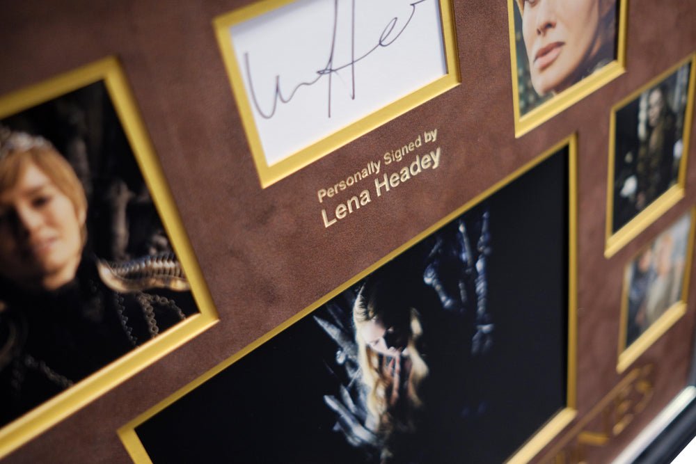 Game Of Thrones by Lena Headey - Memorabilia Framers Shop