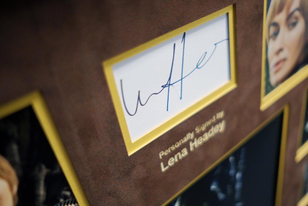 Game Of Thrones by Lena Headey - Memorabilia Framers Shop