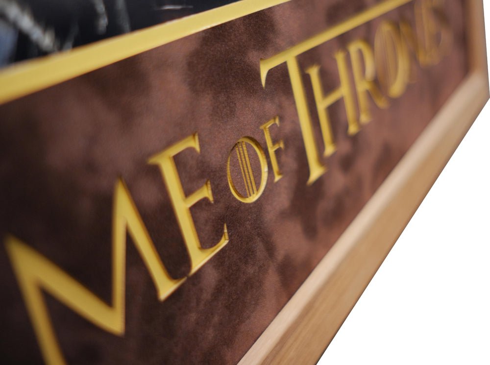 Game of thrones white card signed display by Sean Bean - Memorabilia Framers Shop