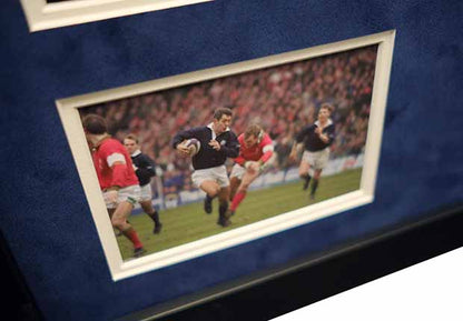 Gavin Hastings signed Scotland shirt - Memorabilia Framers Shop