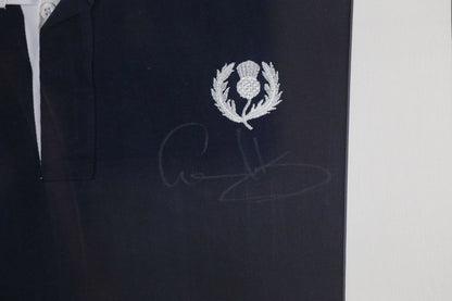 Gavin Hastings Signed Shirt Framed Display - Memorabilia Framers Shop