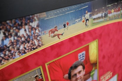 Geoff Hurst signed white card England team - Memorabilia Framers Shop