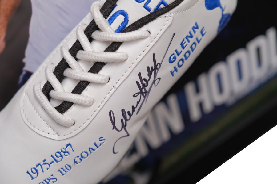 Glenn Hoddle Signed Spurs Boot Display - Memorabilia Framers Shop