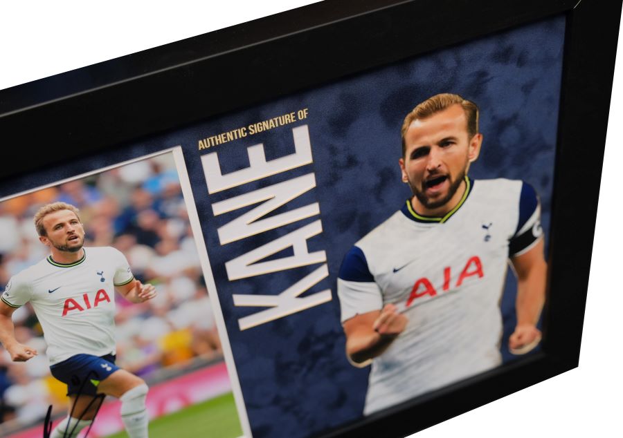 Harry Kane Signed 12x8 Photograph Display - Memorabilia Framers Shop