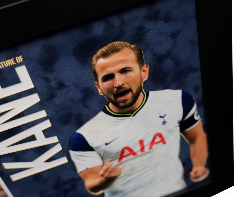 Harry Kane Signed 12x8 Photograph Display - Memorabilia Framers Shop