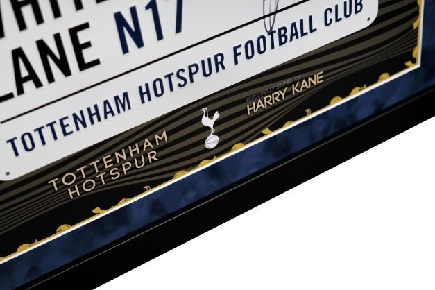 Harry Kane Signed Roadsign Framed Display - Memorabilia Framers Shop