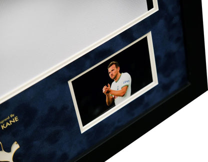 Harry Kane Signed Shirt Framed Display - Memorabilia Framers Shop