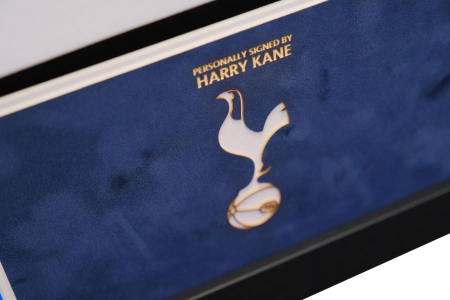 Harry Kane Signed Shirt Framed Display - Memorabilia Framers Shop