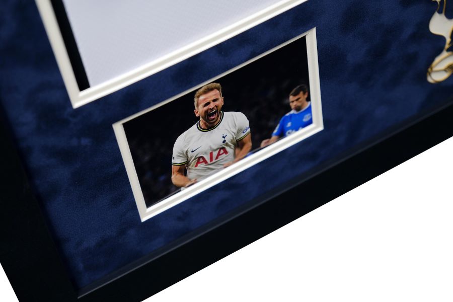 Harry Kane Signed Shirt Framed Display - Memorabilia Framers Shop
