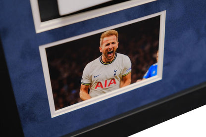 Harry Kane Signed Shirt Framed Display - Memorabilia Framers Shop