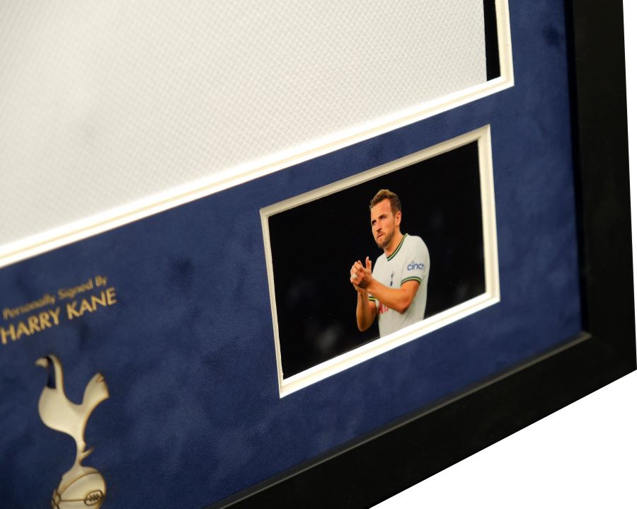 Harry Kane Spurs Signed Shirt Framed Display - Memorabilia Framers Shop