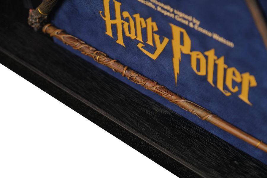 Harry Potter Triple It All Ends Signed Framed Display with Wand - Memorabilia Framers Shop