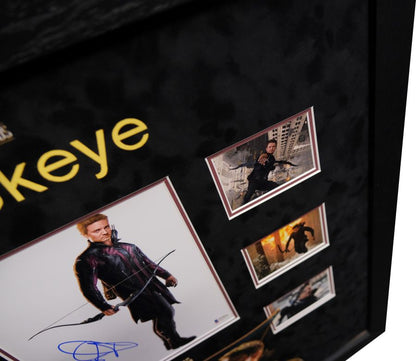 Hawkeye Signed 10x8 Photograph Display Signed by Jeremy Renner - Memorabilia Framers Shop