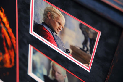 House of Dragons Signed Framed Display by Matt Smith - Memorabilia Framers Shop