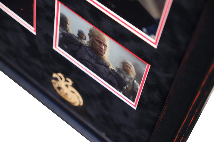 House of Dragons Signed Framed Display by Matt Smith - Memorabilia Framers Shop