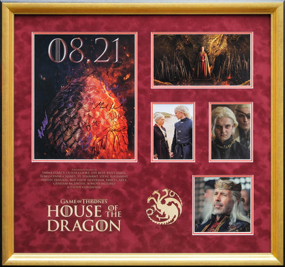 House Of The Dragons Multi Signed Photograph Framed Display - Memorabilia Framers Shop