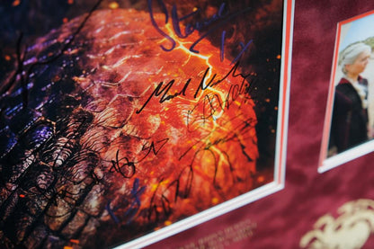 House Of The Dragons Multi Signed Photograph Framed Display - Memorabilia Framers Shop