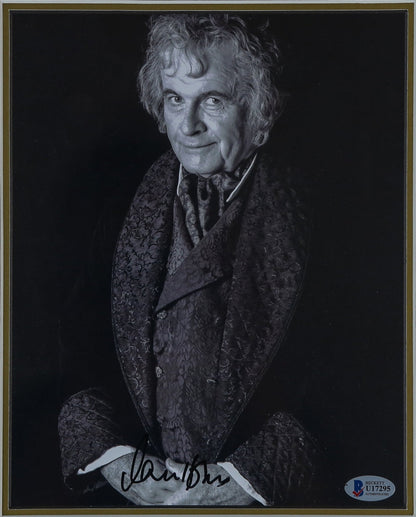 Ian Holm, Lord of The Rings Signed 12x8 Photograph Framed Display - Memorabilia Framers Shop