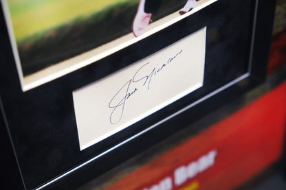 Jack Nicklaus Signed Whitecard Framed Display - Memorabilia Framers Shop
