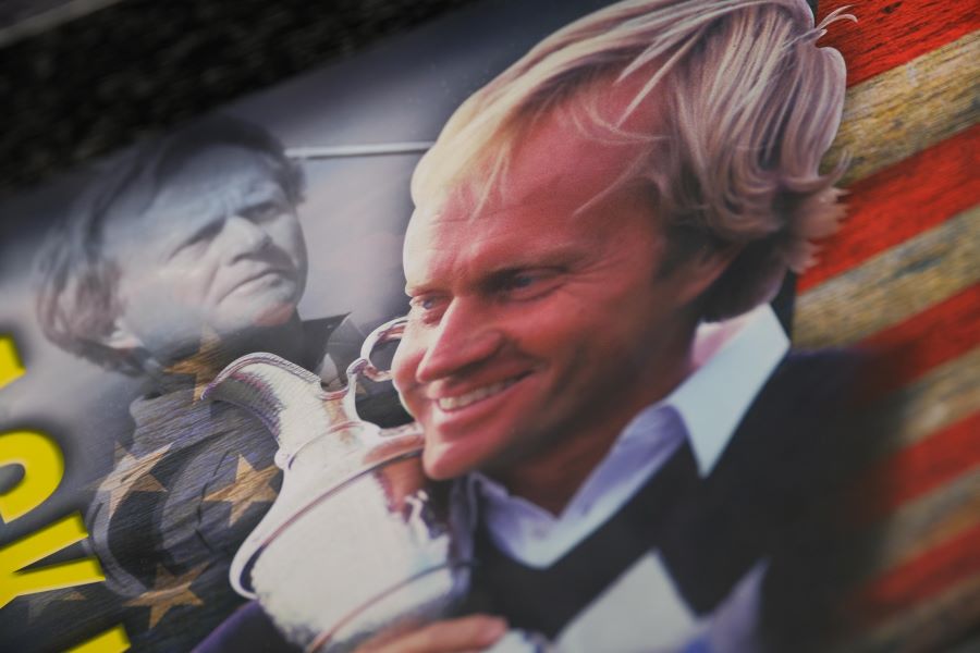Jack Nicklaus Signed Whitecard Framed Display - Memorabilia Framers Shop