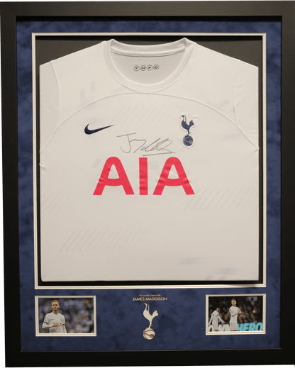 James Maddison Signed Shirt - Memorabilia Framers Shop