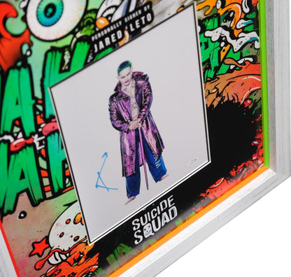 Jared Leto Suicide Squad Signed Joker Display - Memorabilia Framers Shop