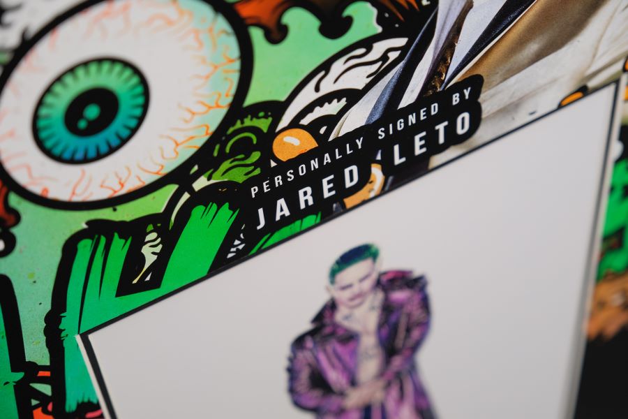 Jared Leto Suicide Squad Signed Joker Display - Memorabilia Framers Shop