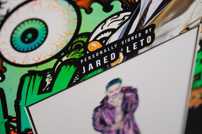 Jared Leto Suicide Squad Signed Joker Display - Memorabilia Framers Shop