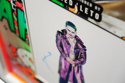 Jared Leto Suicide Squad Signed Joker Display - Memorabilia Framers Shop