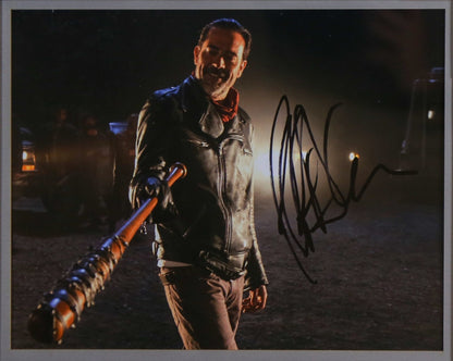 Jeffrey Dean Morgan, The Walking Dead, Signed 12x8 Photograph Framed Bat Display - Memorabilia Framers Shop