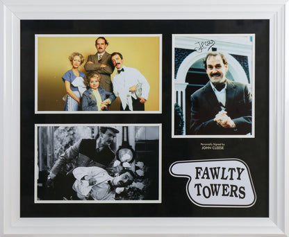 John Cleese Signed Fawlty Towers 12x8 Photograph Framed Display - Memorabilia Framers Shop