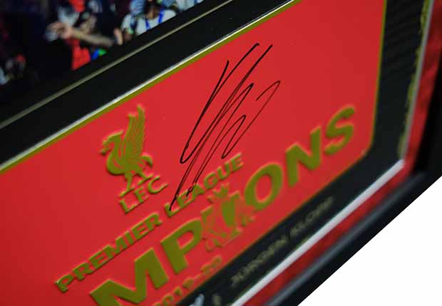 Jurgen Klopp signed roadsign Liverpool F.C. - Memorabilia Framers Shop