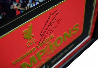 Jurgen Klopp signed roadsign Liverpool F.C. - Memorabilia Framers Shop