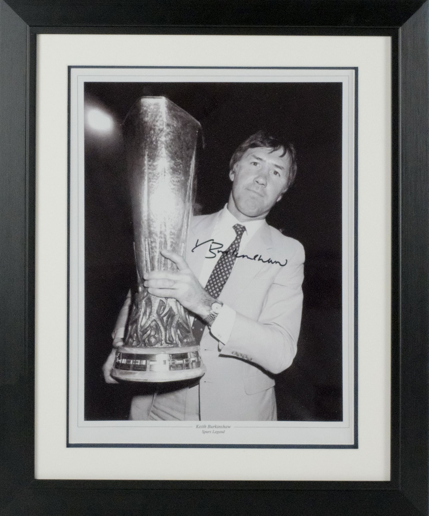Keith Burkinshaw Signed Framed Photograph Display