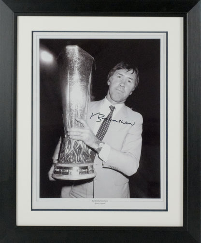 Keith Burkinshaw Signed Framed Photograph Display