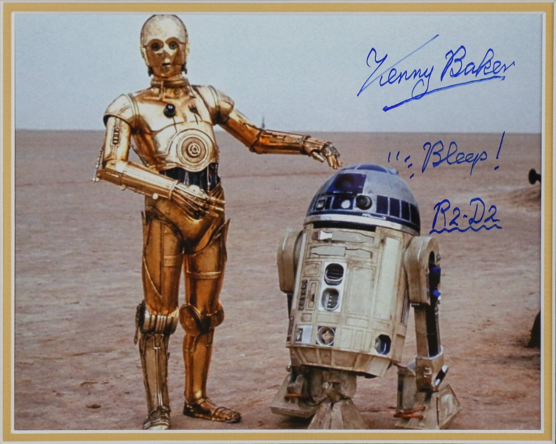 Kenny Baker Signed Star Wars 12x8 Photograph Framed Display - Memorabilia Framers Shop