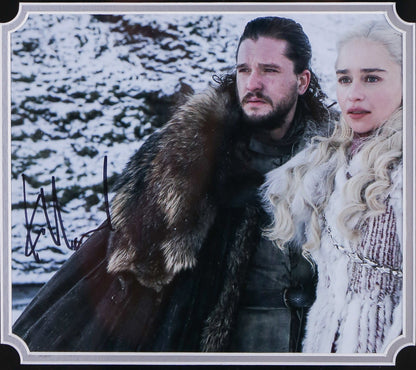 Kit Harrington, Game of Thrones Signed 12x8 Photograph Framed Sword Display - Memorabilia Framers Shop