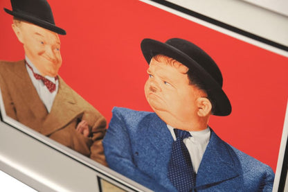 Laurel and Hardy Signed Photograph Display - Memorabilia Framers Shop