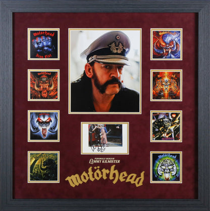 Lemmy Kilmister, Motorhead Signed 6x8 Photograph Framed Display - Memorabilia Framers Shop