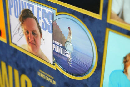 Lewis Capaldi Pointless Signed CD Cover Display - Memorabilia Framers Shop
