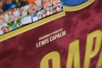 Lewis Capaldi Signed CD Cover Display - Memorabilia Framers Shop