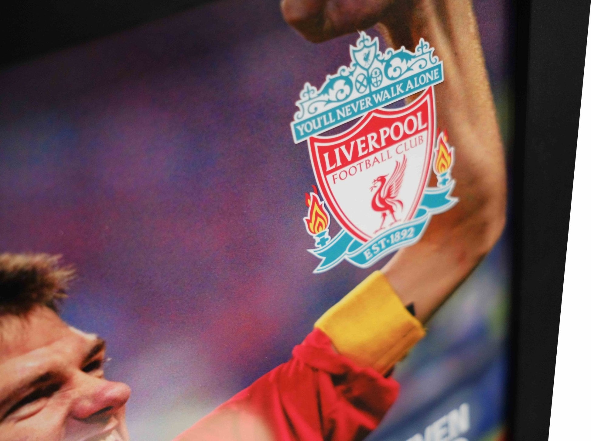 Liverpool F.C. signed boot by Steven Gerrard - Memorabilia Framers Shop