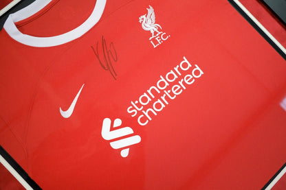Liverpool FC signed football shirt by Jurgen Klopp - Memorabilia Framers Shop