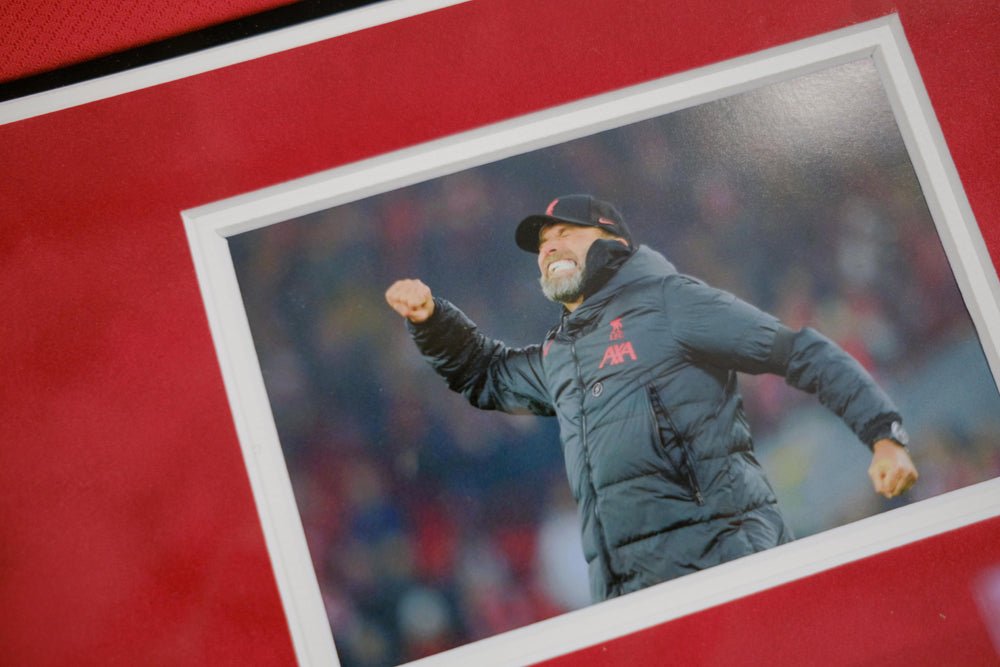 Liverpool FC signed football shirt by Jurgen Klopp - Memorabilia Framers Shop