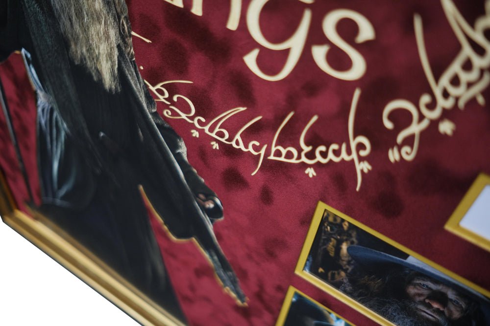 Lord Of The Rings personally signed by Ian McKellen - Memorabilia Framers Shop