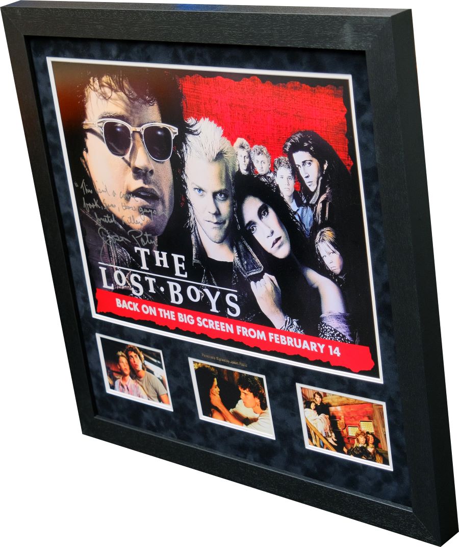 Lost Boys Framed Landscape Display Signed by Jason Patric - Memorabilia Framers Shop