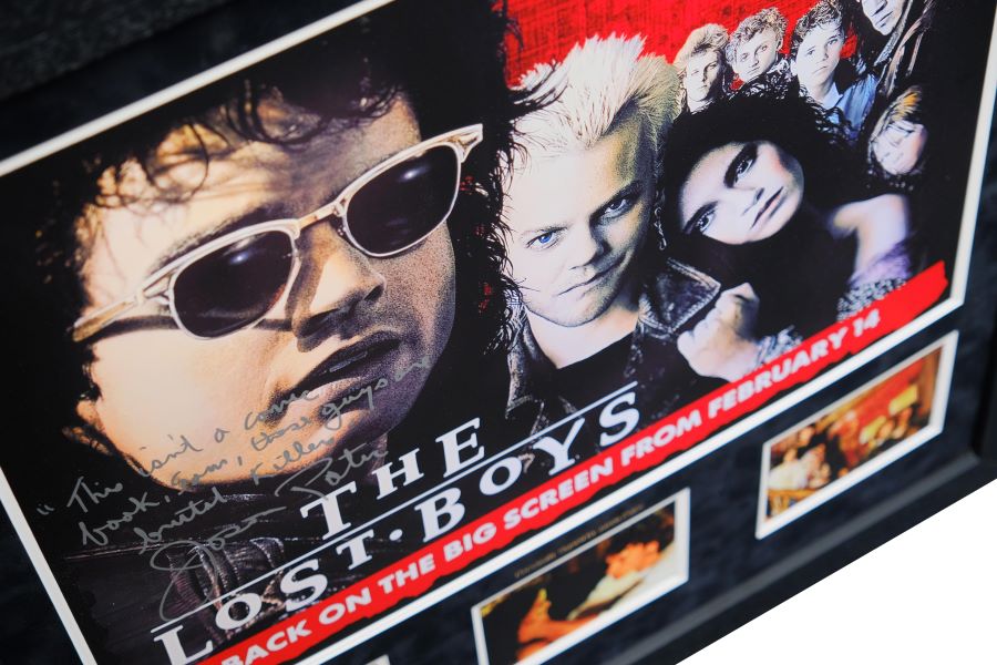 Lost Boys Framed Landscape Display Signed by Jason Patric - Memorabilia Framers Shop