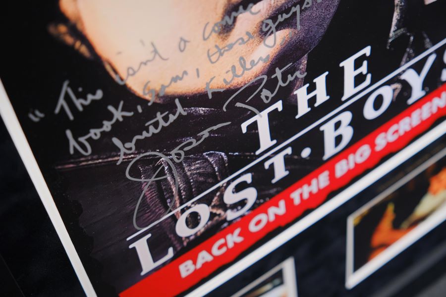 Lost Boys Framed Landscape Display Signed by Jason Patric - Memorabilia Framers Shop
