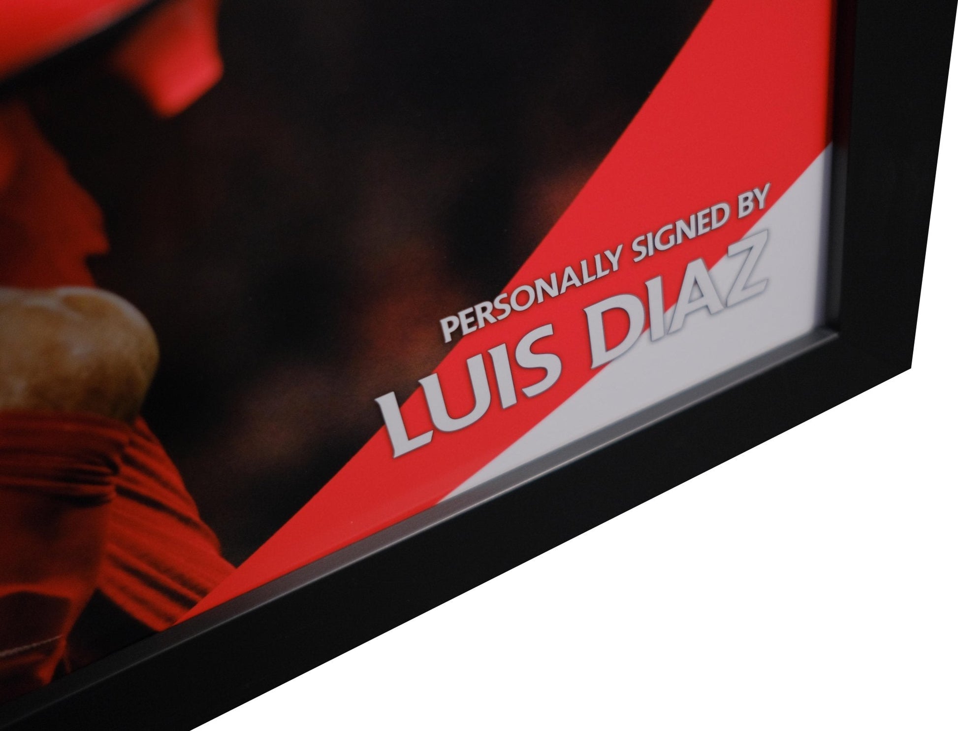 Luis Diaz signed boot Liverpool F.C. - Memorabilia Framers Shop